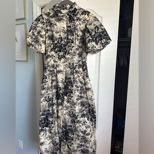 Tuckernuck Noir Cypress Toile Delaney Dress